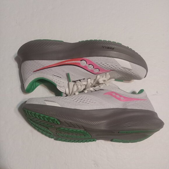 Saucony Women's Power Run Ride 16 Shoes S10830-85 Size 11 White/Pink - Picture 6 of 10